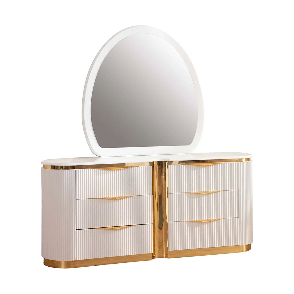 White Wood Dresser F53885