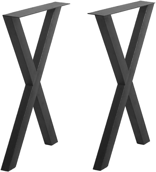 Black Cast Iron Furniture Legs 2 Pcs U53074