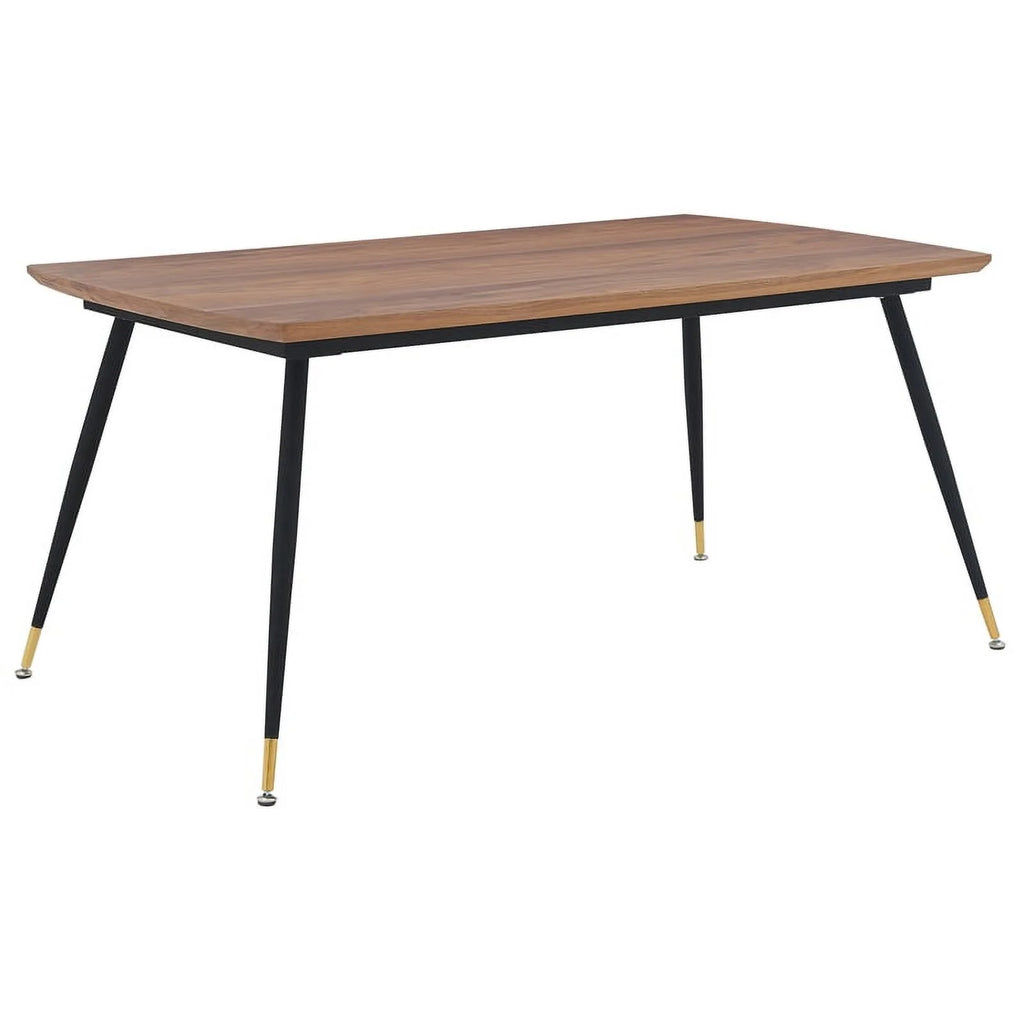 Contemporary Wood Metal Dining Table I7042