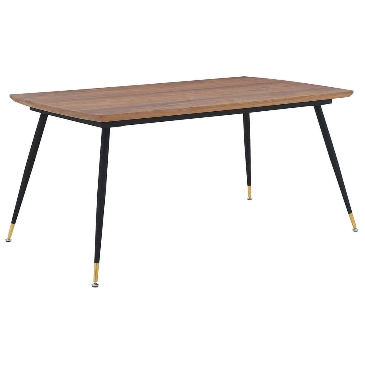 Contemporary Wood Metal Dining Table I7042