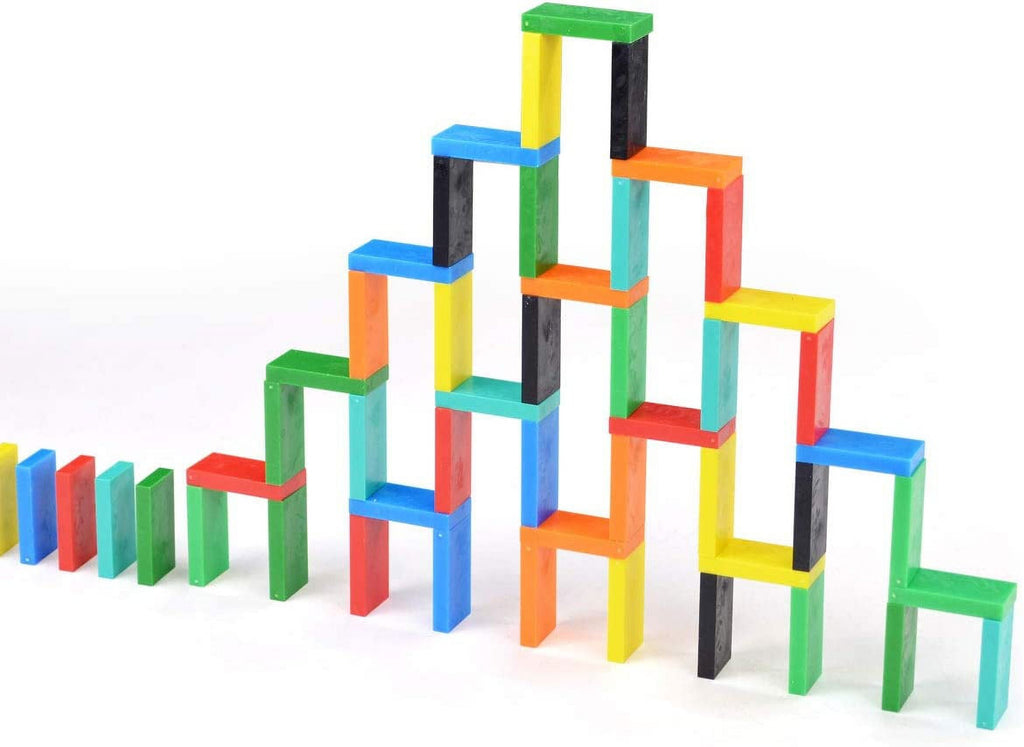 Wood Dominoes Tiles Building Blocks Y523509