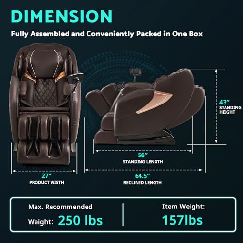 Zero Gravity Full Body Shiatsu Massage Chair B8466