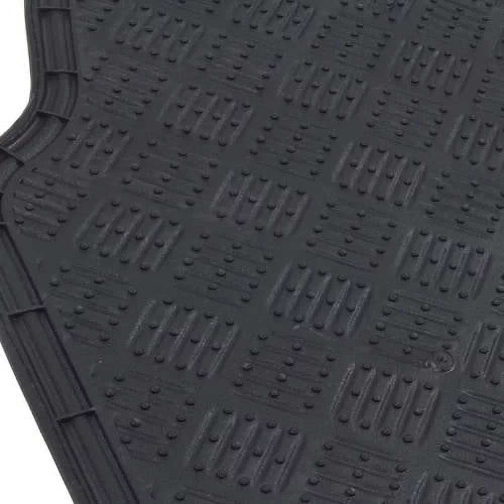 4-Piece Metallic Design Car Floor Mat M286423