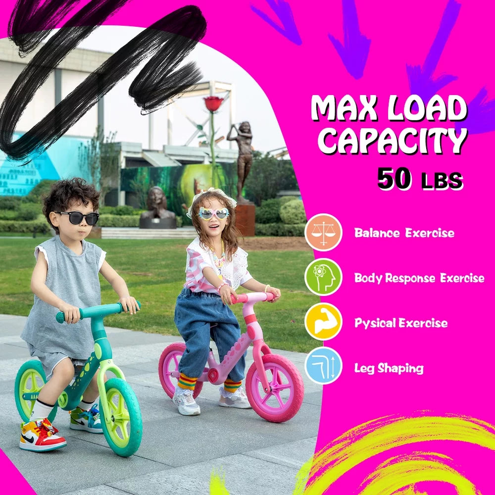 Blue No Pedal Kids Balance Bike X168