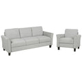Light Gray Chair and 3-seat Sofa F5198