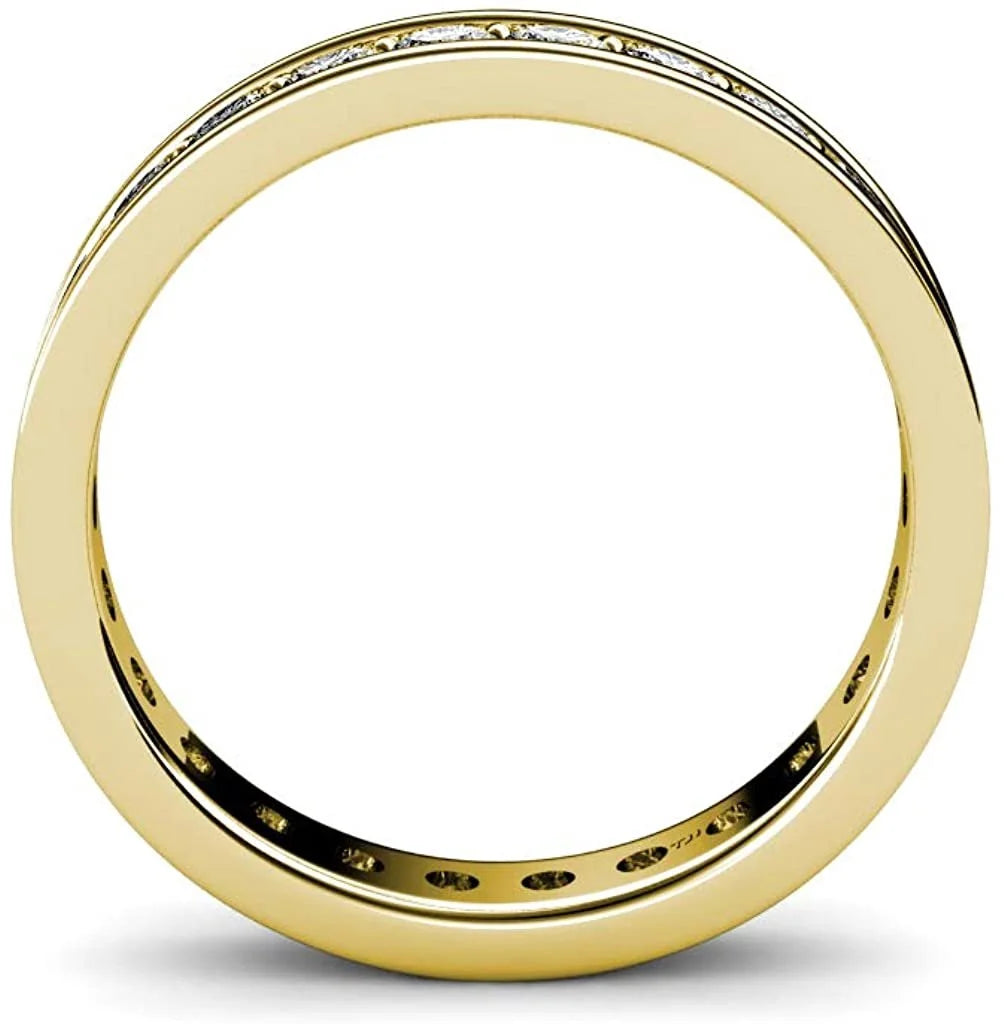 18K Yellow Gold Eternity Ring X7090