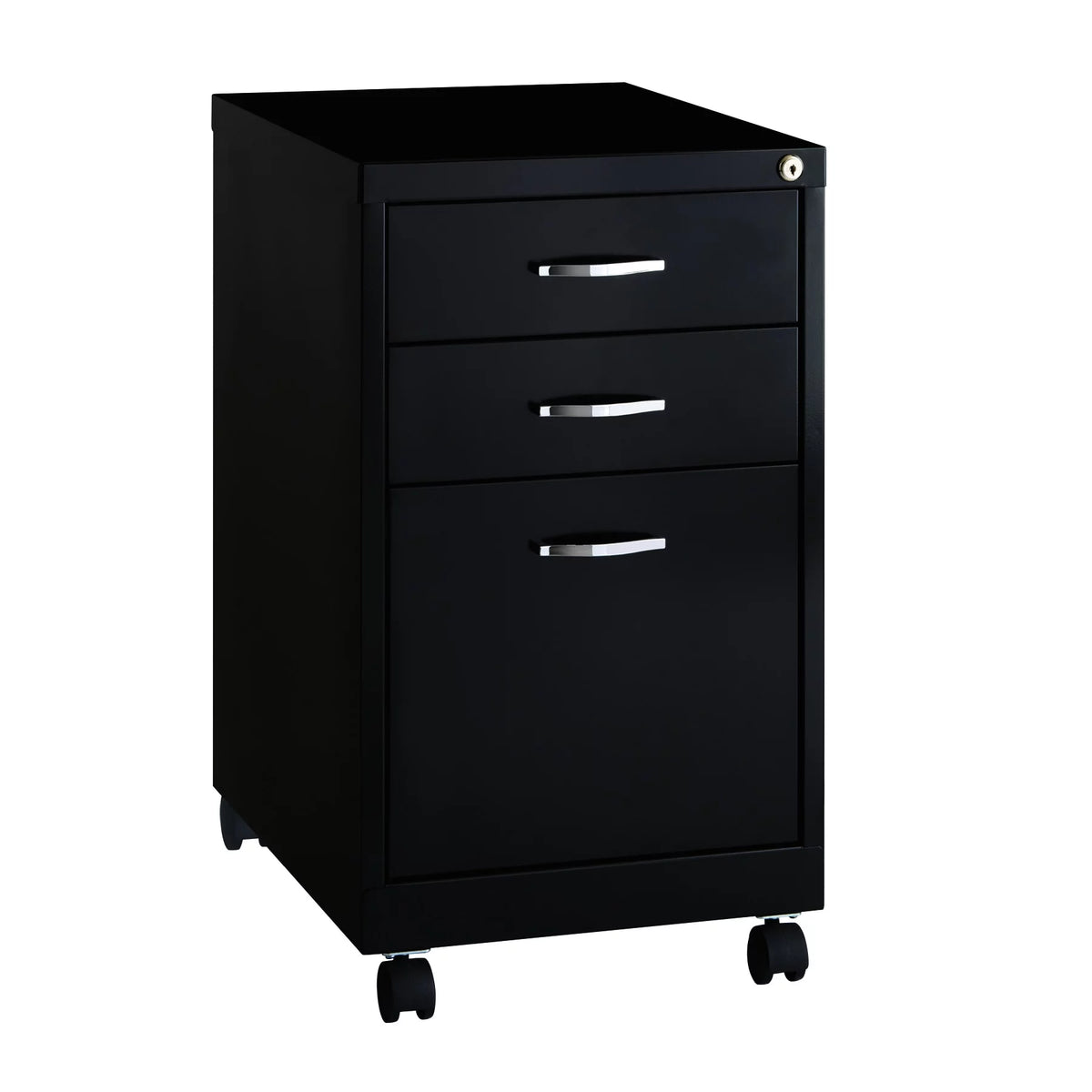 Black 3-Drawer Mobile File Cabinet R198
