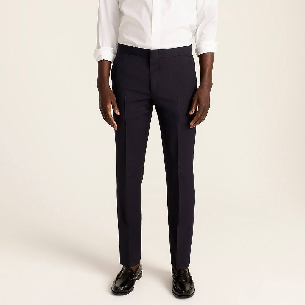 Slim-Fit Tuxedo Pant in Italian Wool O3481