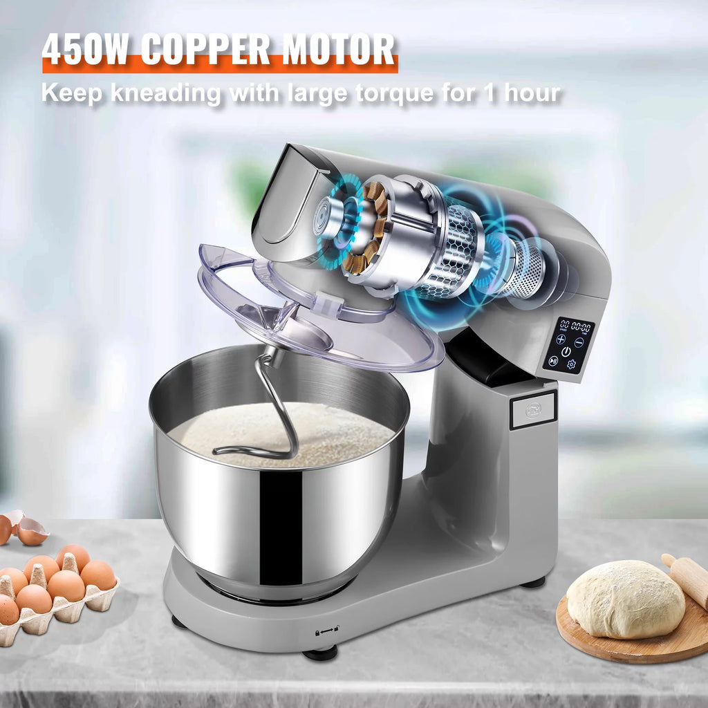 Stand Mixer Tilt Head Dough Mixer 7L 450W 6 Speed R594