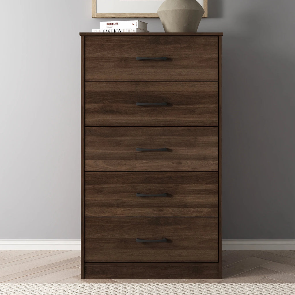 White 5 Drawer Dresser P106