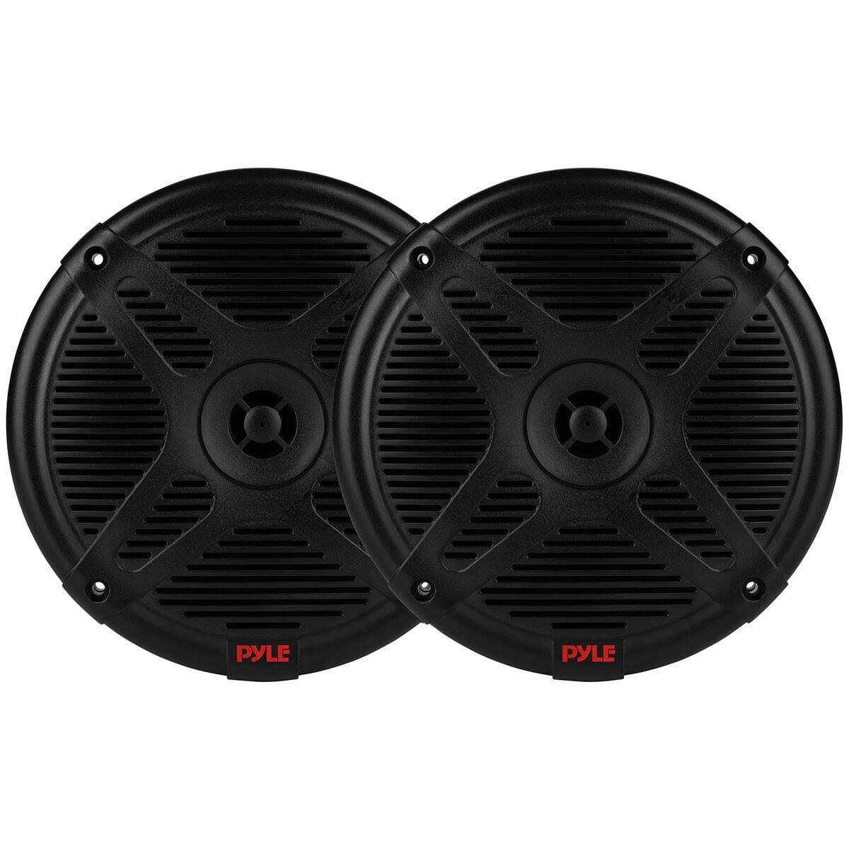 Black Dual 6.5 Waterproof Bluetooth Marine Speakers P93963