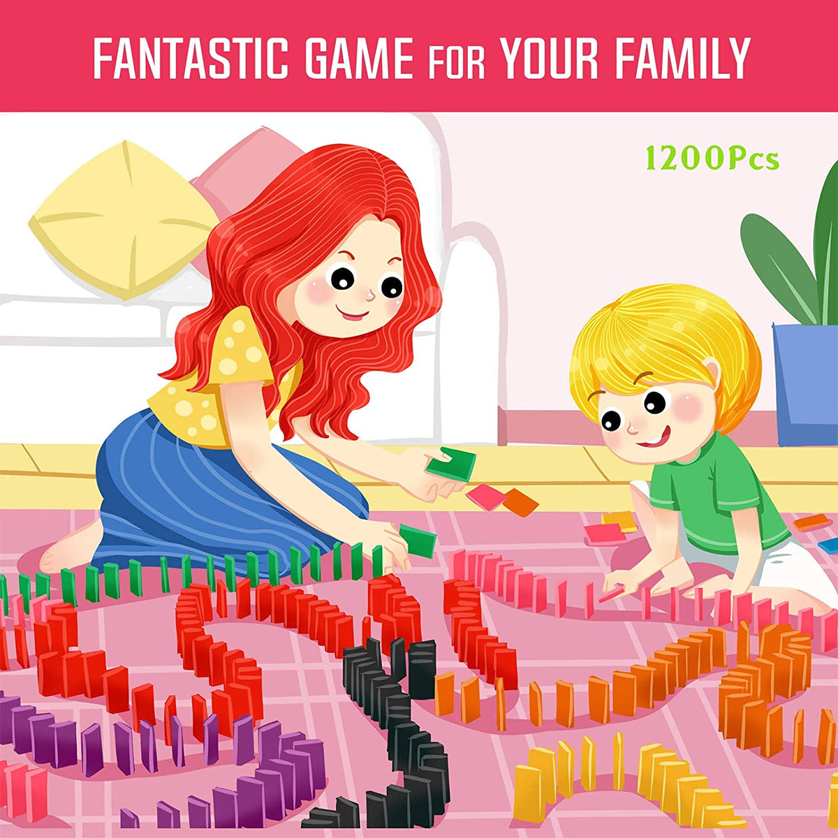 Wood Dominoes Tiles Building Blocks Y523509