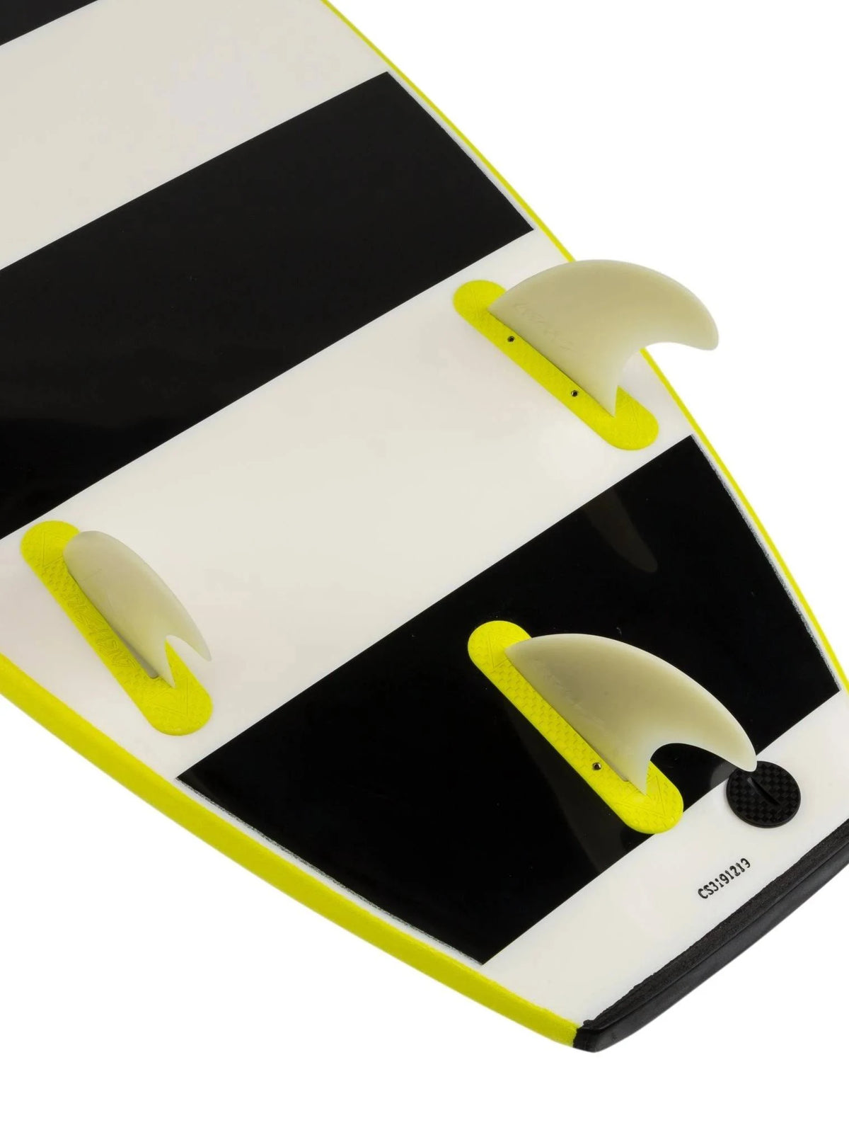 Electric Lemon/Stripe Surfboard Z943
