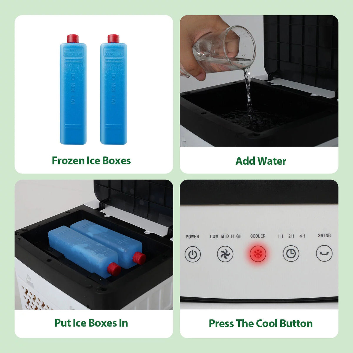 10L Portable Evaporative Cooler Humidifier I131364