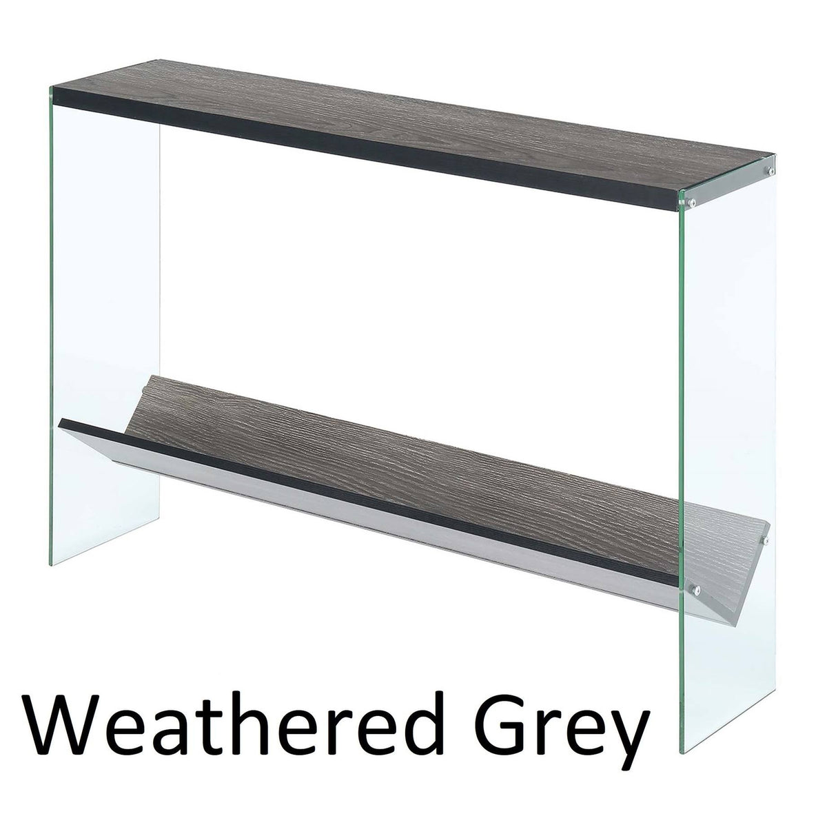 Weathered Grey Console Table R35944