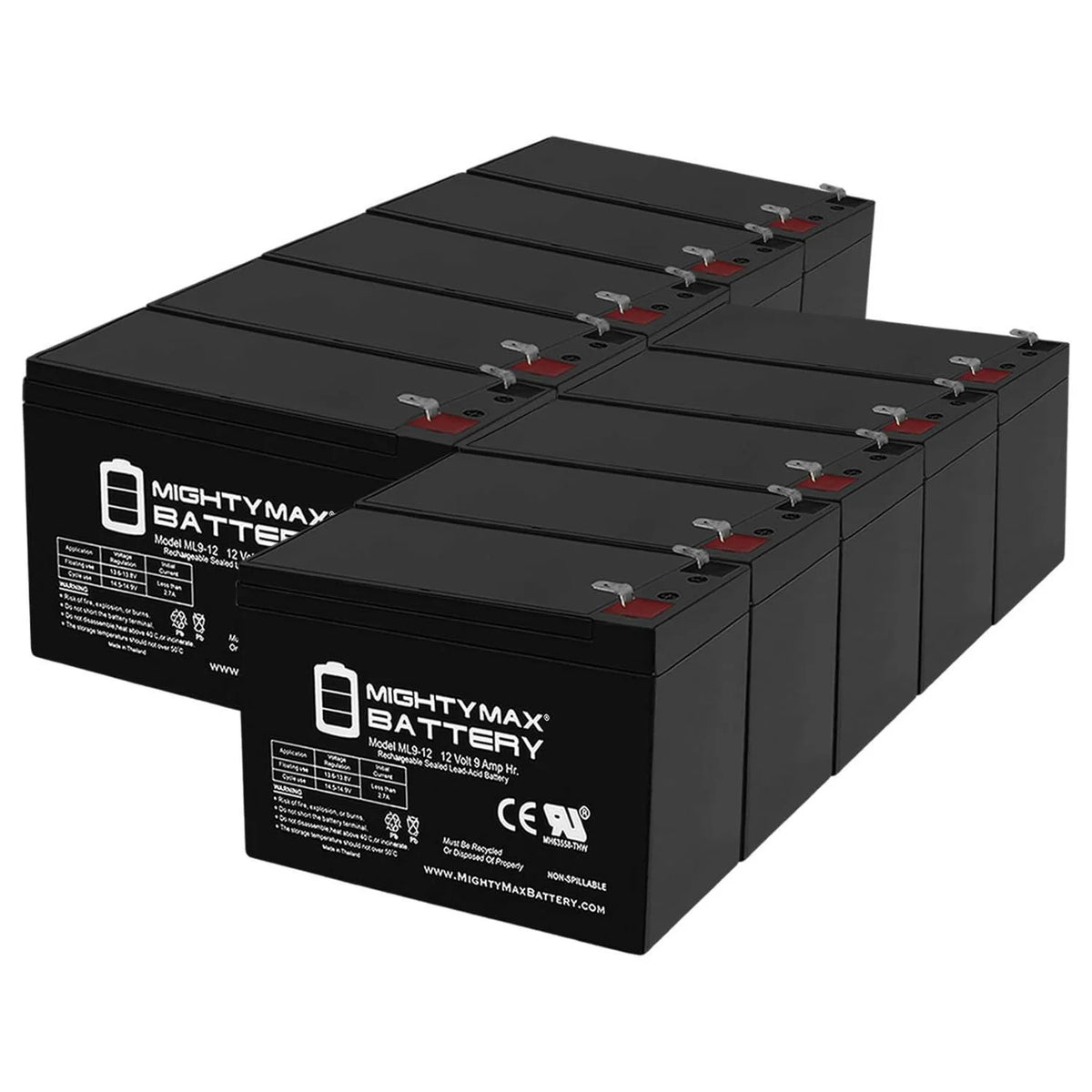 12V 9AH SLA AGM Battery W29762