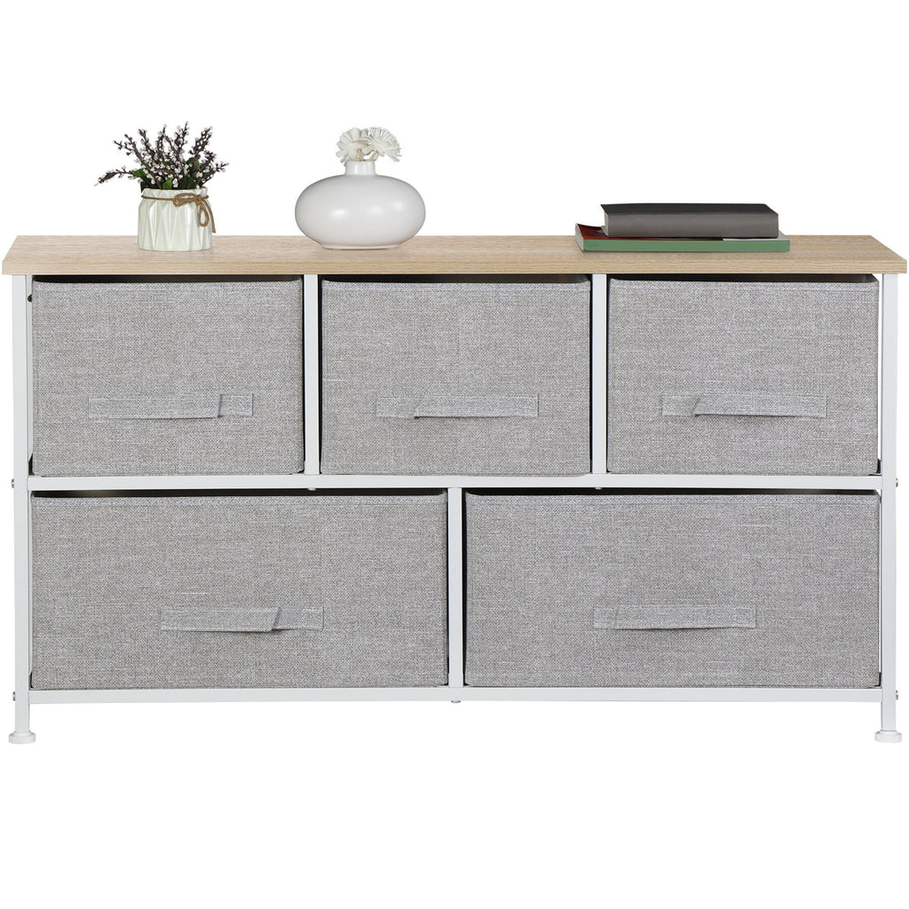 Steel Frame 5-Drawer Dresser C53968