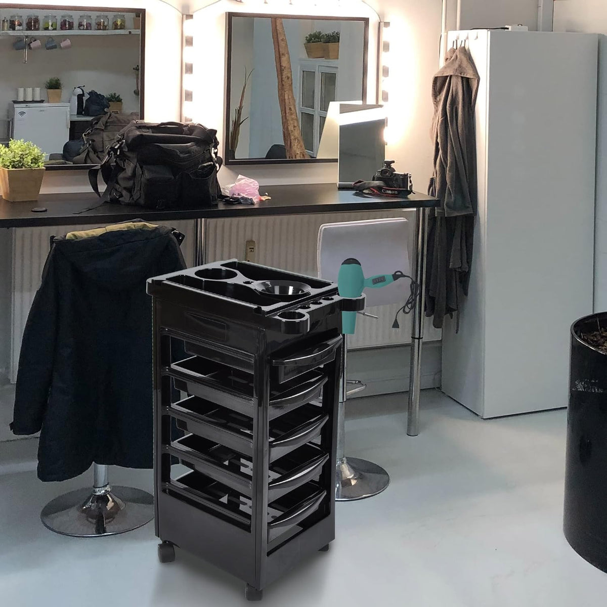 Salon SPA Trolley Storage Cart with 5 Drawers C82076