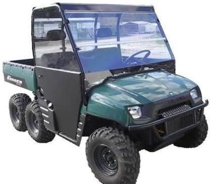 Polaris Ranger 800 700 Clear Folding Windshield 1/4 Thick Polycarbonate S707631