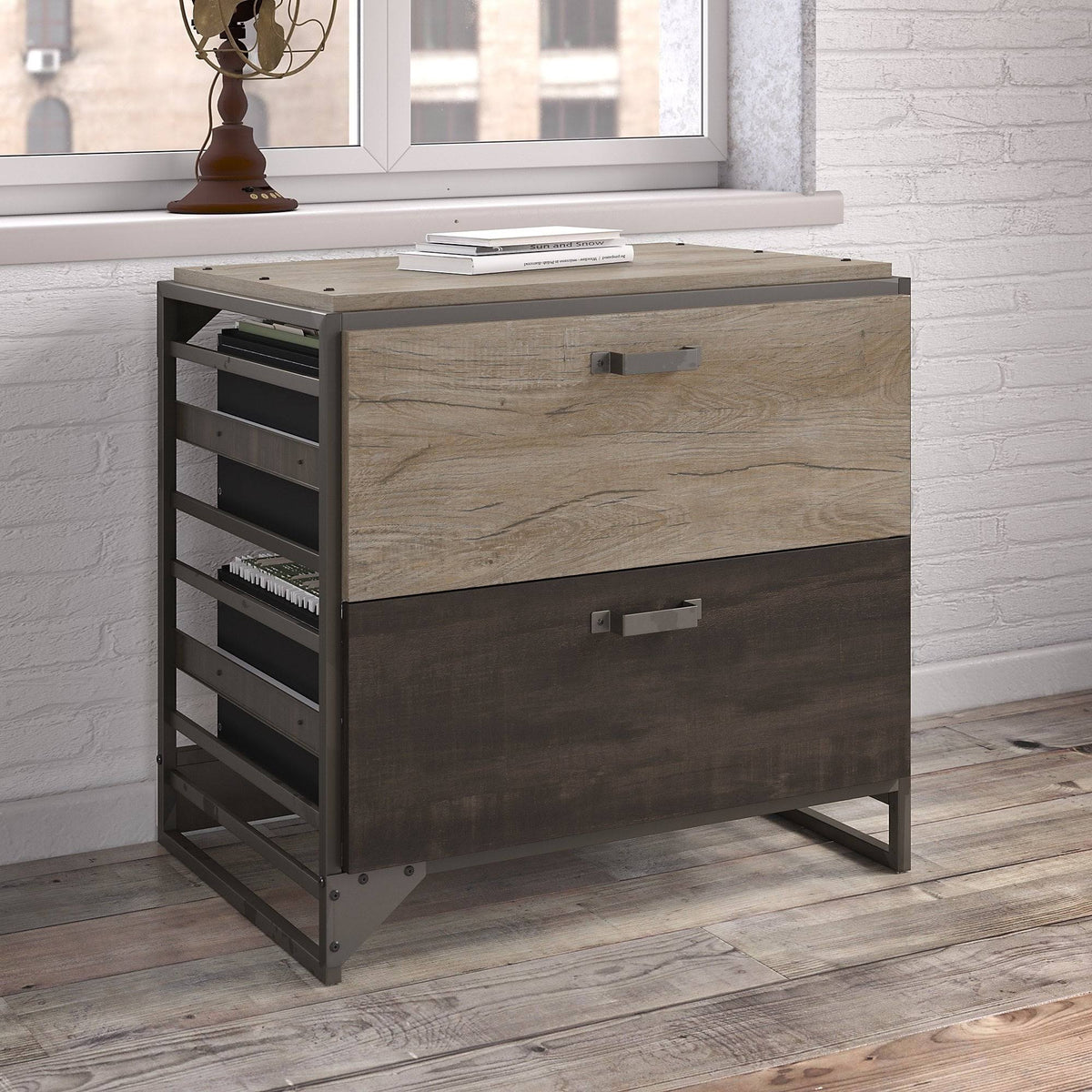 Black Lateral File Cabinet G59136
