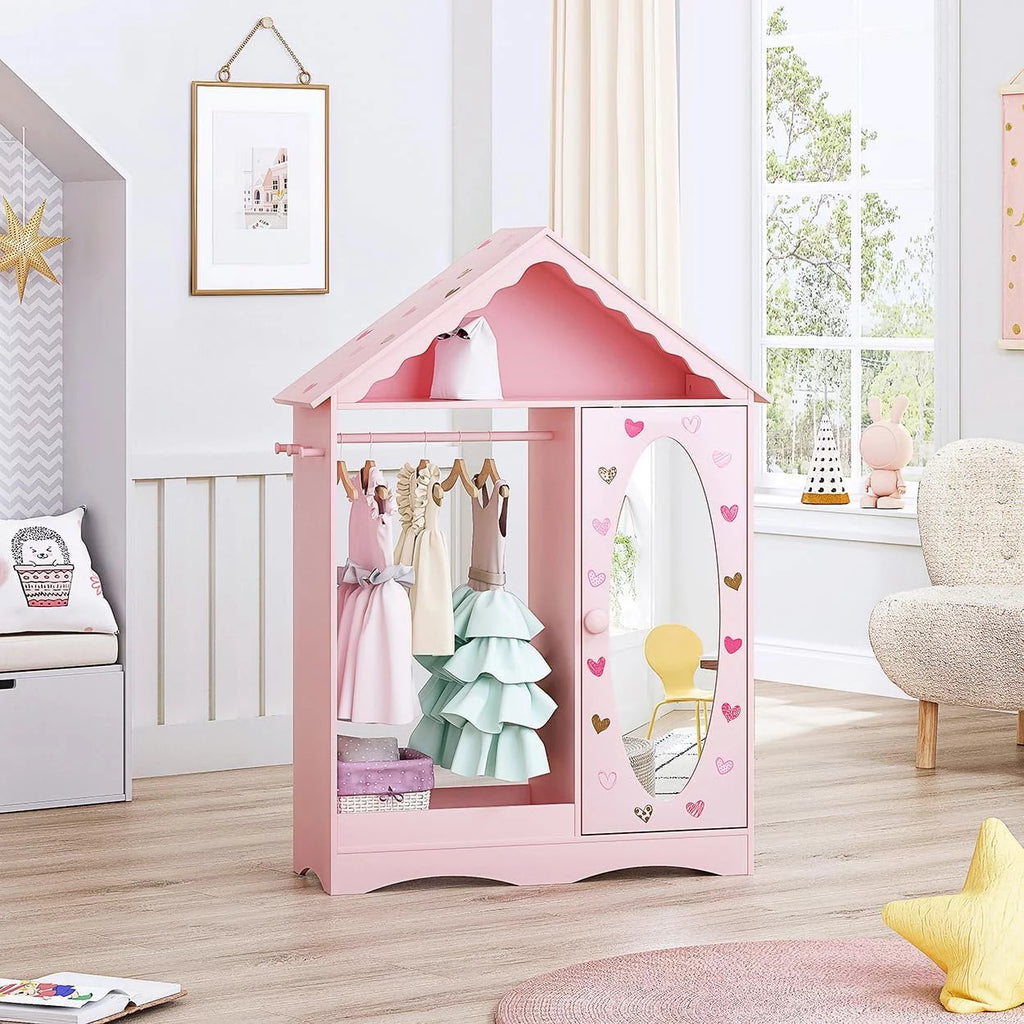Kids Dress Up Storage with Mirror B41211