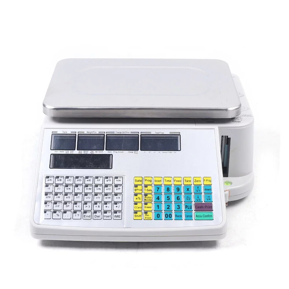 Digital Deli Meat Food Computing Retail Price Scale 66LB with Printer C88939