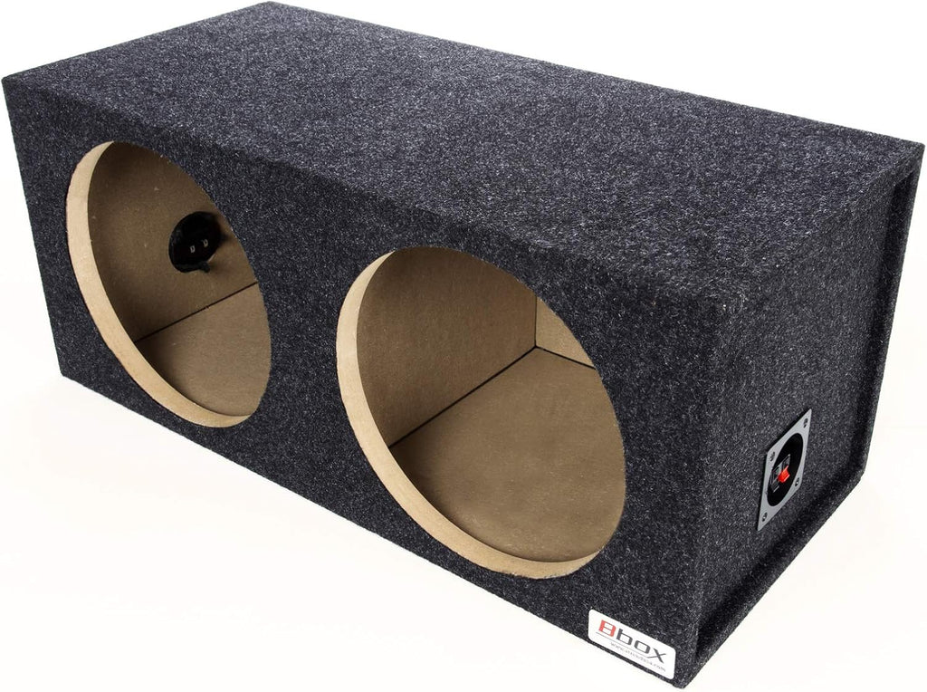 Dual 12 Vented Carpeted Subwoofer Enclosure B8685