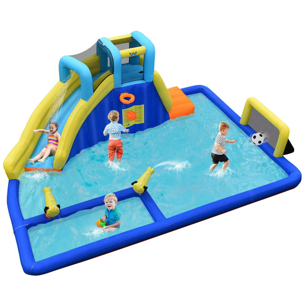 Inflatable Climbing Wall Water Slide Bounce House J276663
