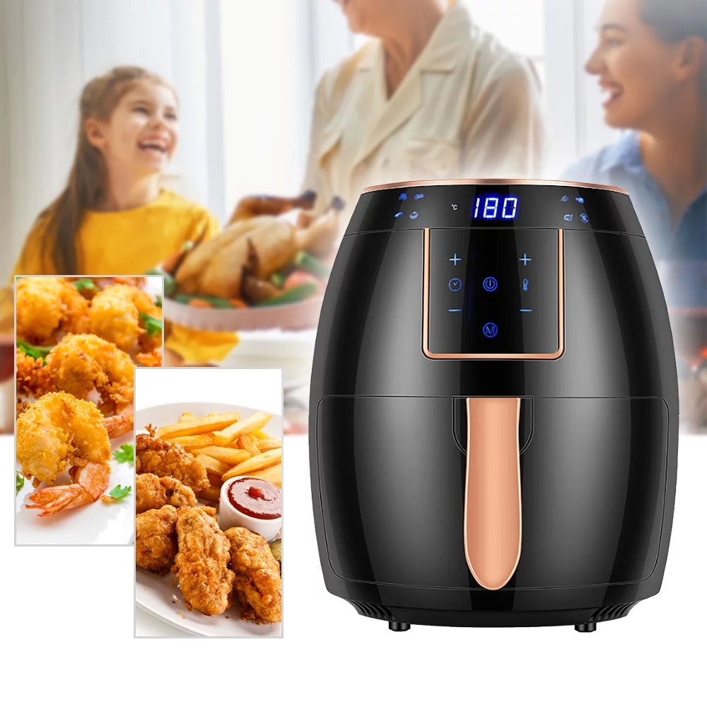 5.5L 1300W Electric Air Fryer with LCD Screen Z870226