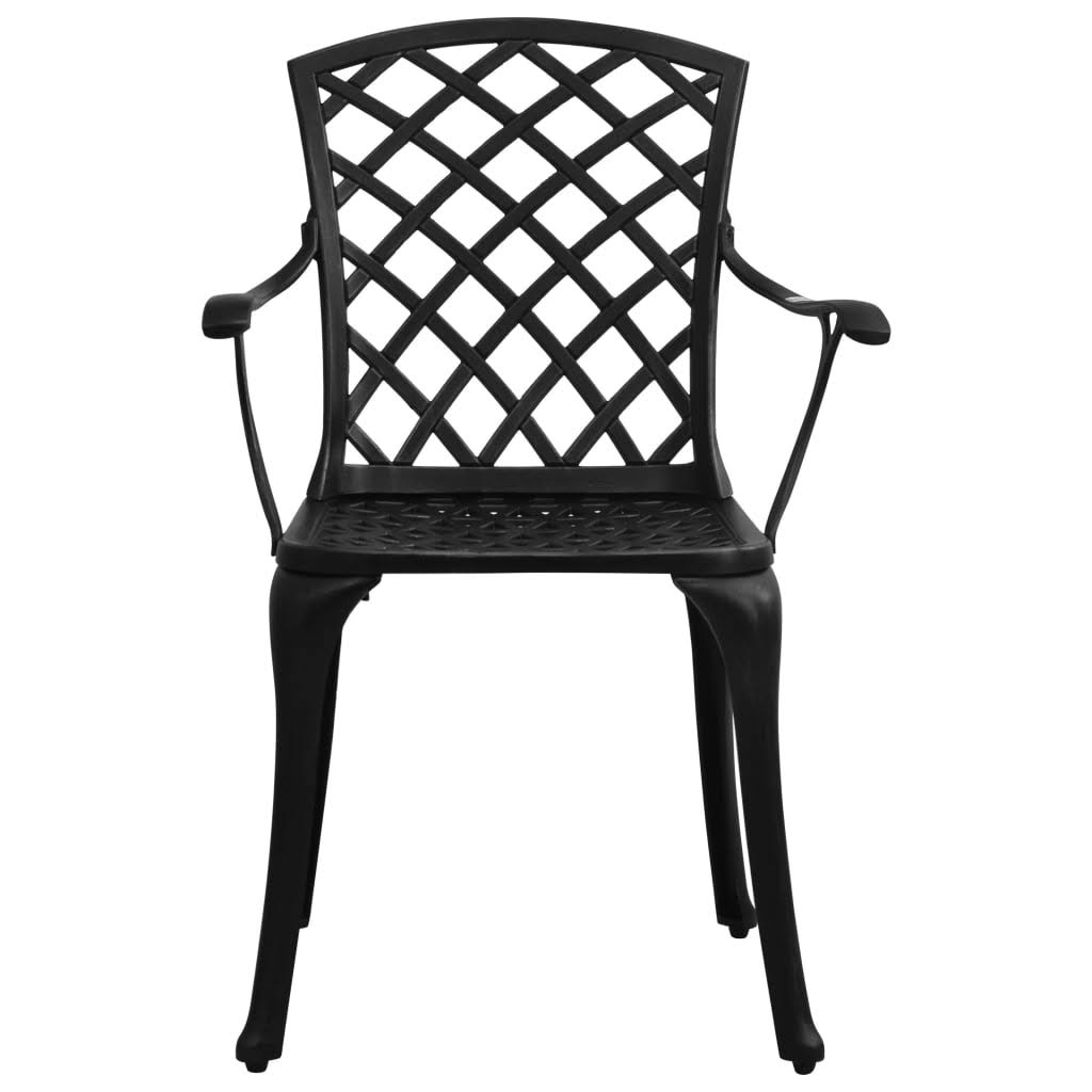 5 Piece Cast Aluminum Black Bistro Set K23473