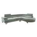 Faux Leather 2 Piece Sectional S678