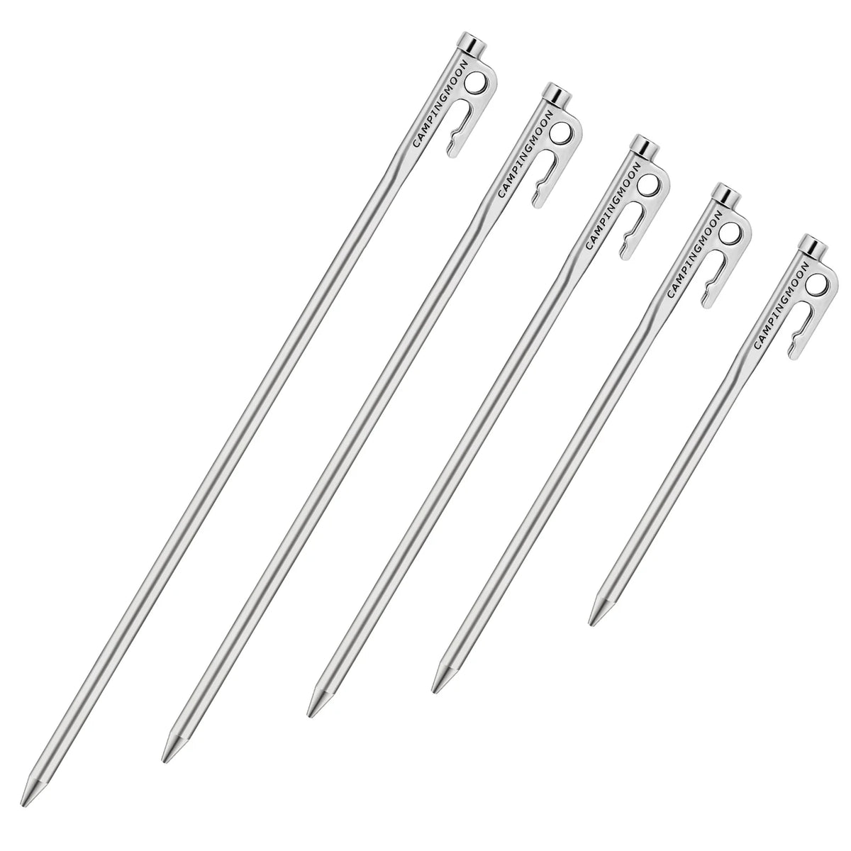 Heavy Duty Steel Tent Stake Kit with Hook and Hole Design V7897