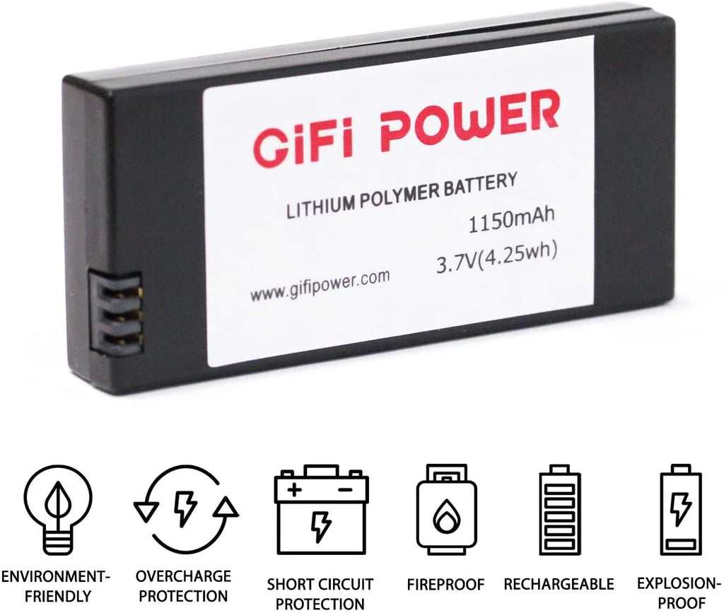2 Pack Replacement Battery for RC Drones F66162