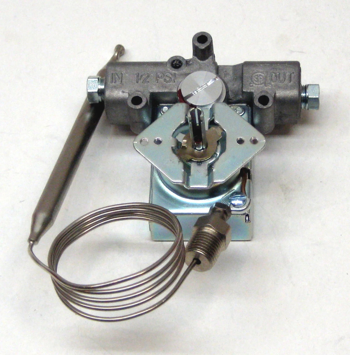 Gas Thermostat, 1/4 in Tube, 200 to 400 F N86956