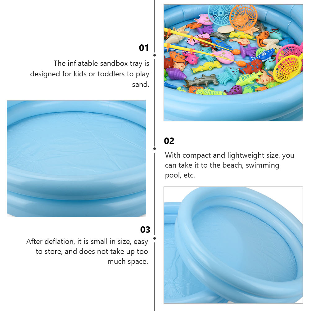 Inflatable Sand Tray Plastic Moldable Trays 2 Pcs F736