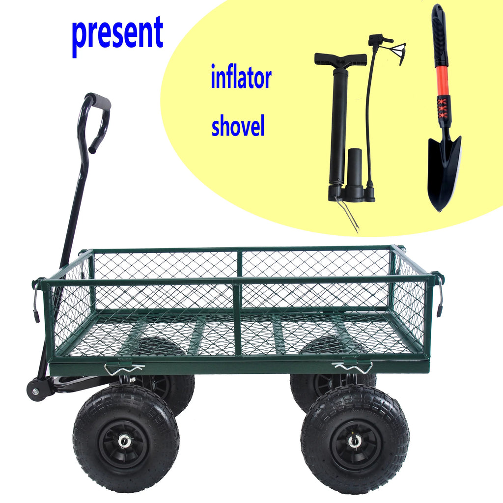 Heavy-Duty Wagon Cart Garden Cart 550lb Capacity Y972404