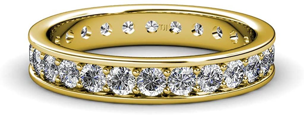 18K Yellow Gold Eternity Ring X7090