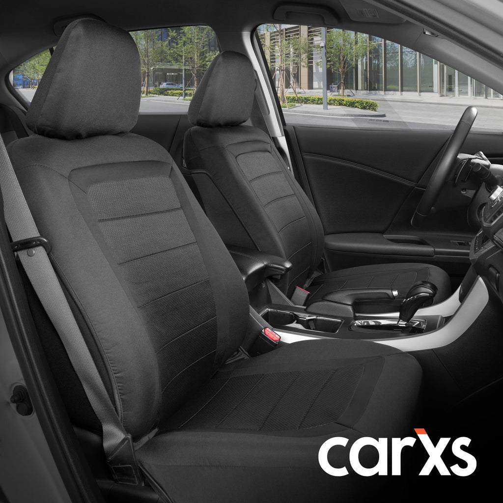 Black Sideless Front Seat Protector Pair V550692