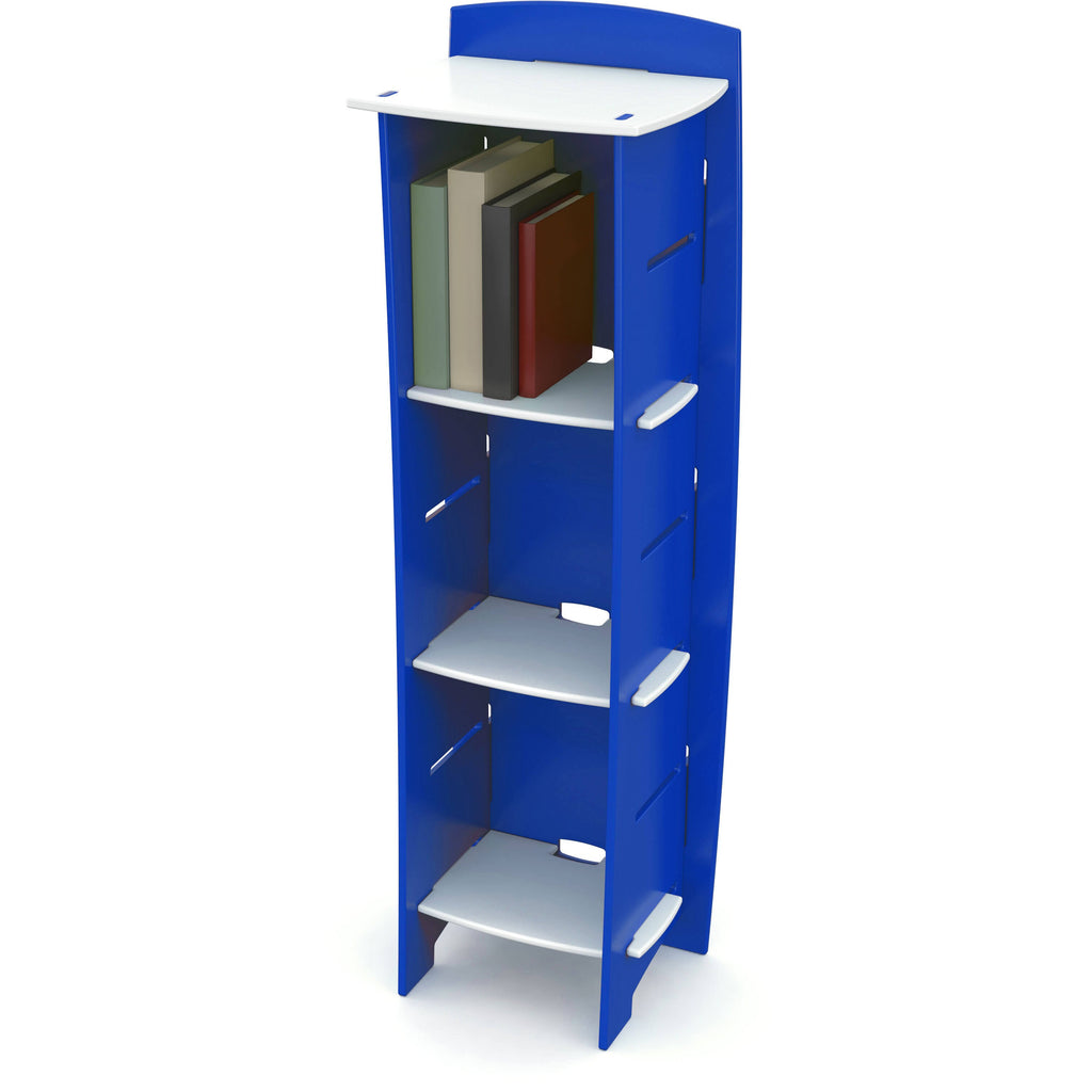 White 3-Shelf Bookcase S927
