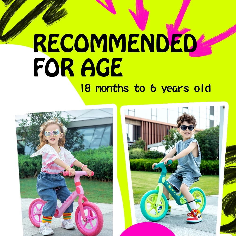 Blue No Pedal Kids Balance Bike X168