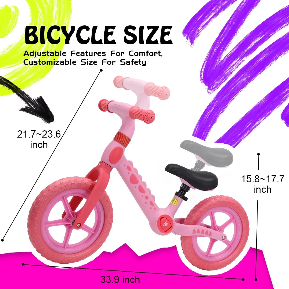Blue No Pedal Kids Balance Bike X168