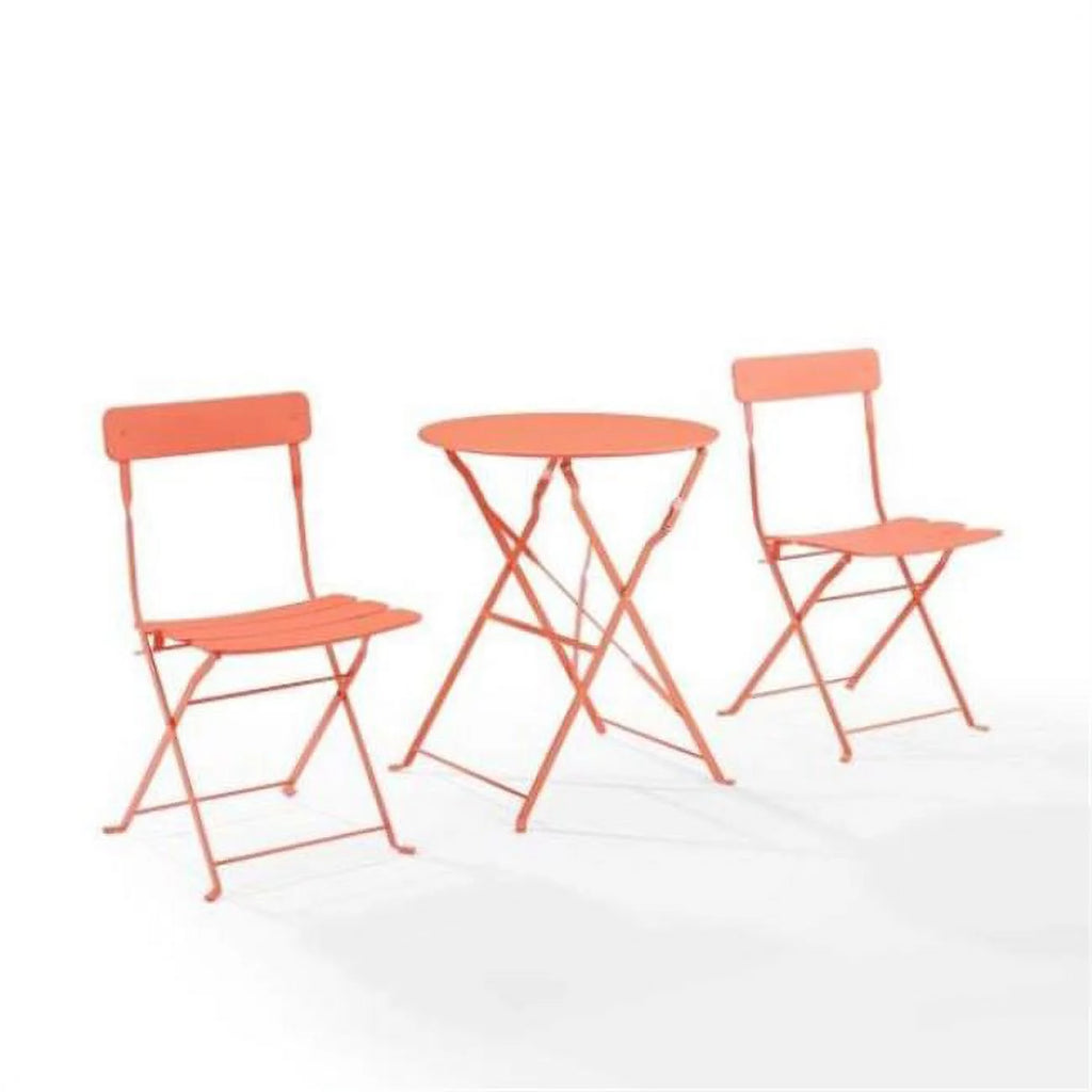 3-piece Mint Green Outdoor Metal Bistro Set N2516