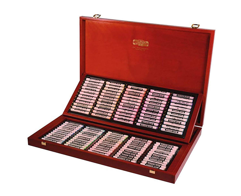 Soft Pastels Set of 120 Wooden Case T35056