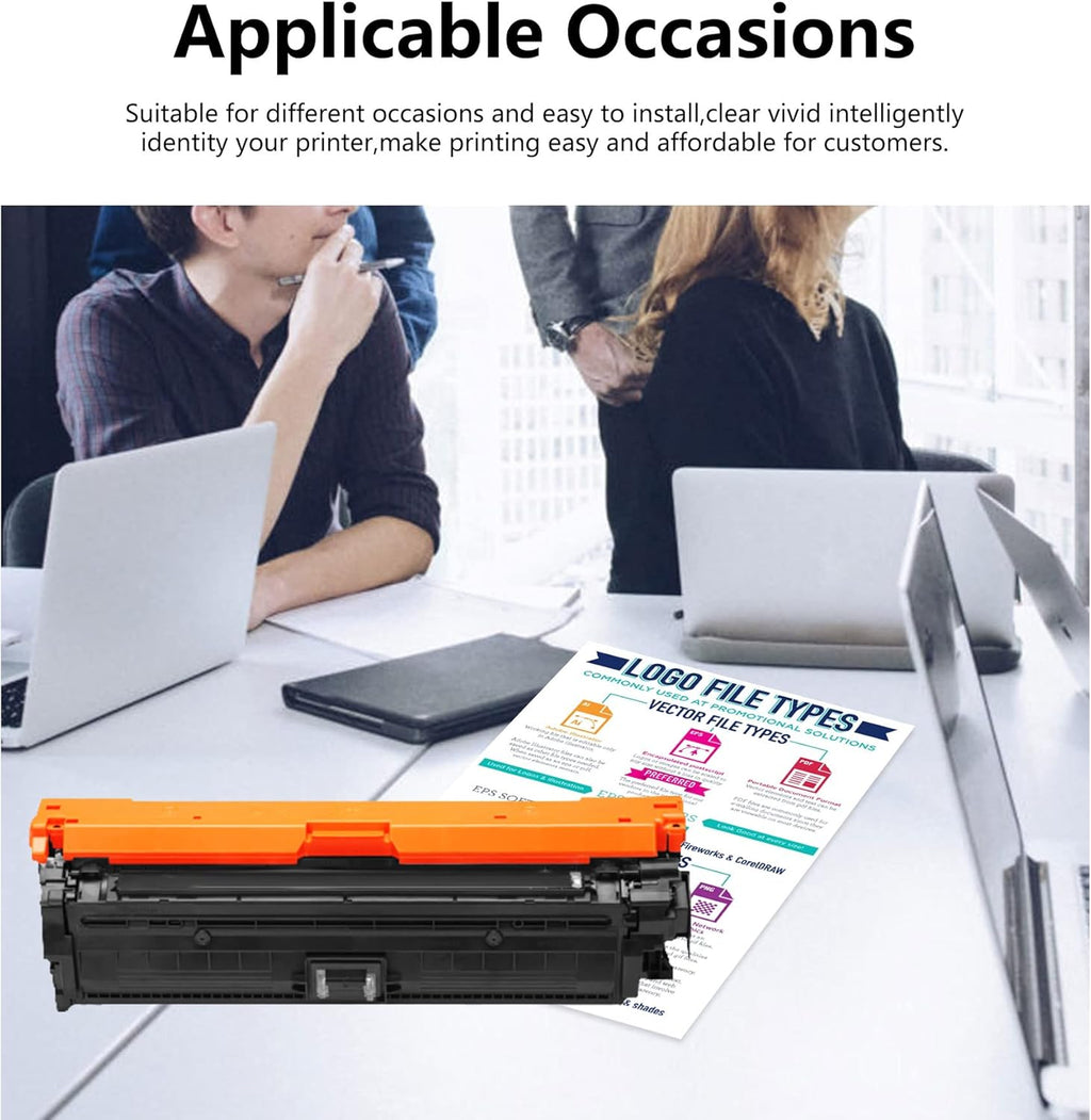 4-Pack Remanufactured Toner Cartridge for HP Printer P8986