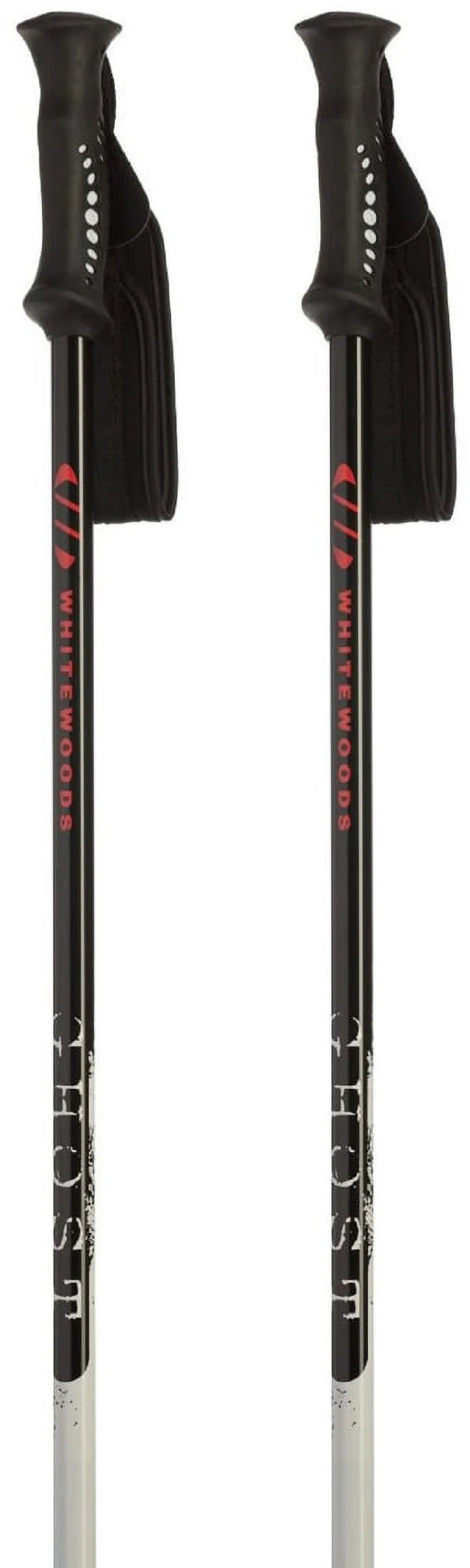 White/Black Alpine Downhill Ski Poles V29926