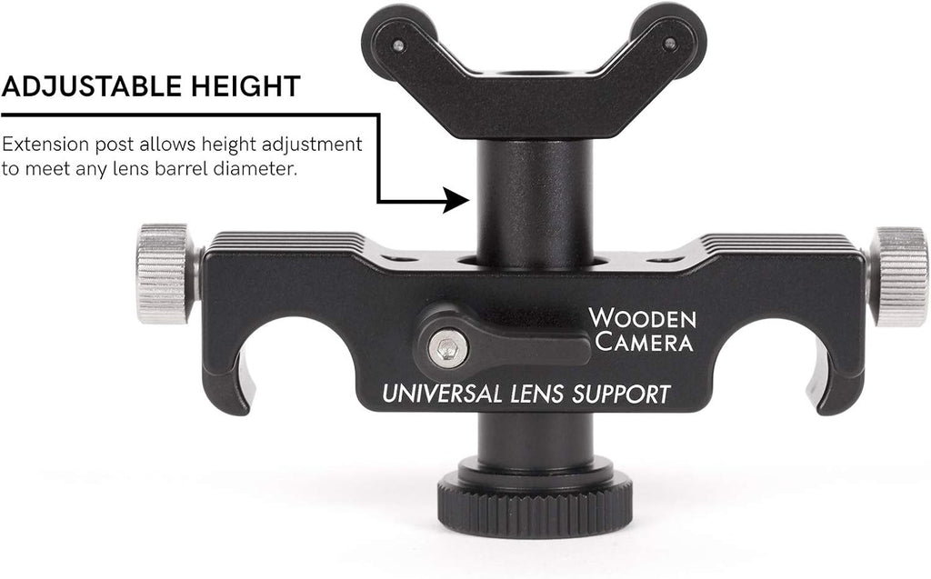 Universal Lens Support with Rolling Y-Bracket and Height Extension Posts C819