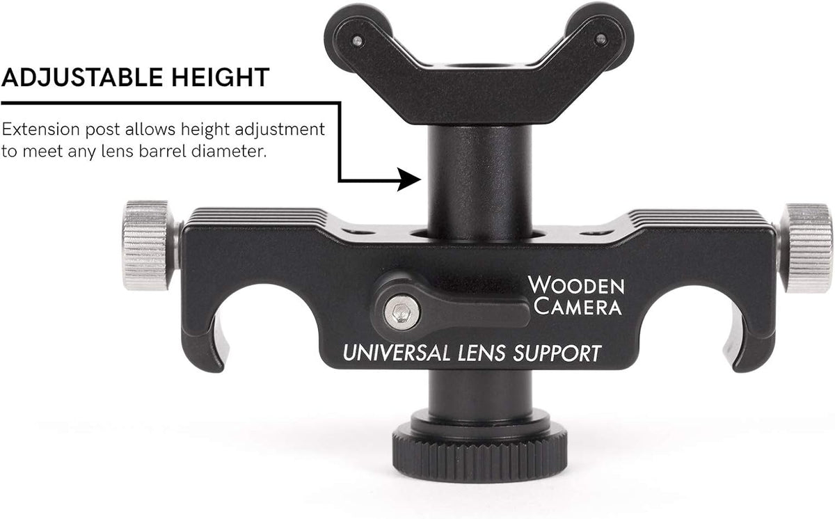 Universal Lens Support with Rolling Y-Bracket and Height Extension Posts C819