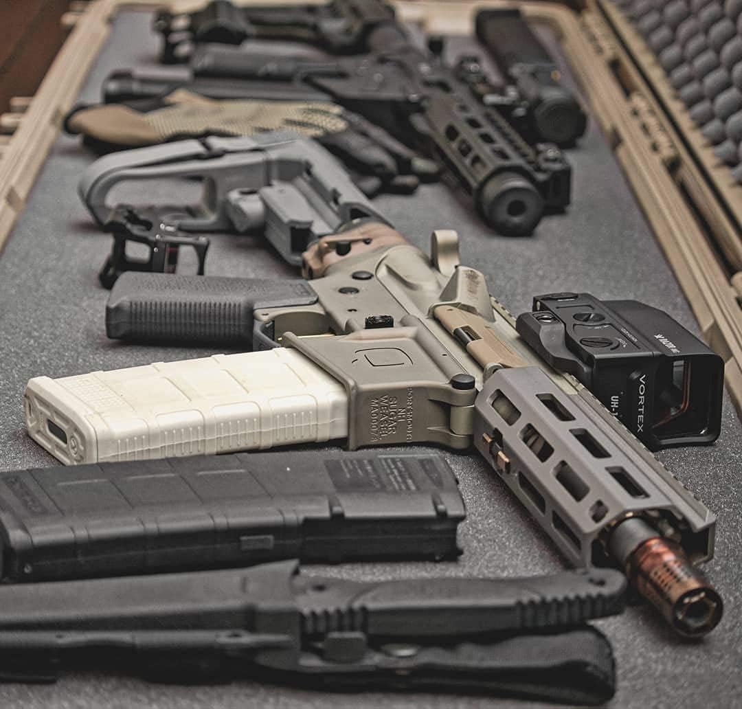 Black Tactical Rifle Case with Foam G228