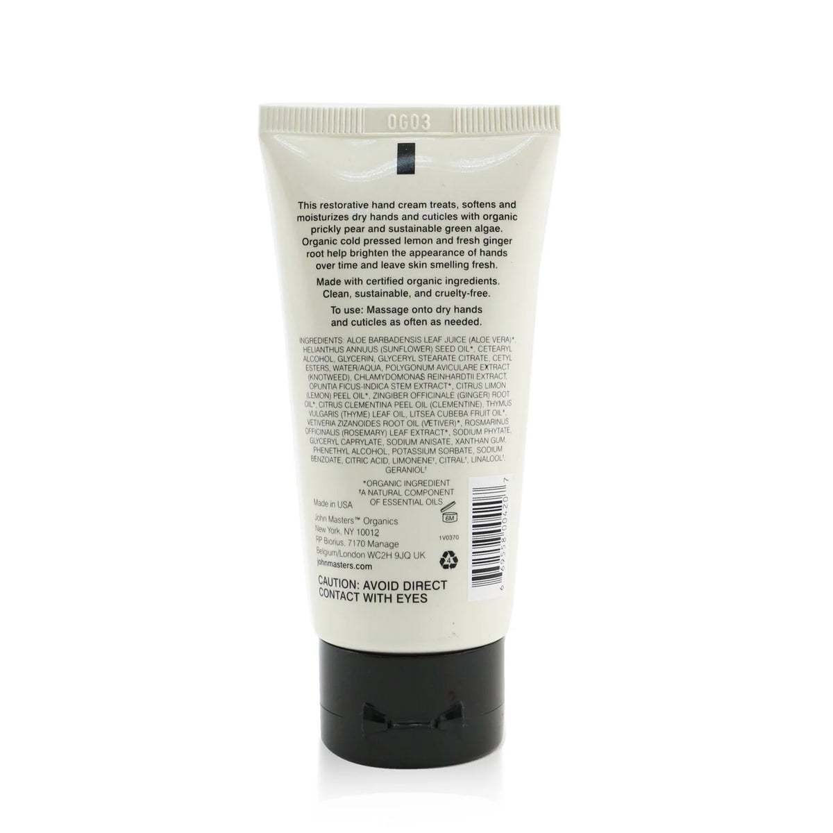 Hand Cream With Lemon & Ginger 60ml Q130674