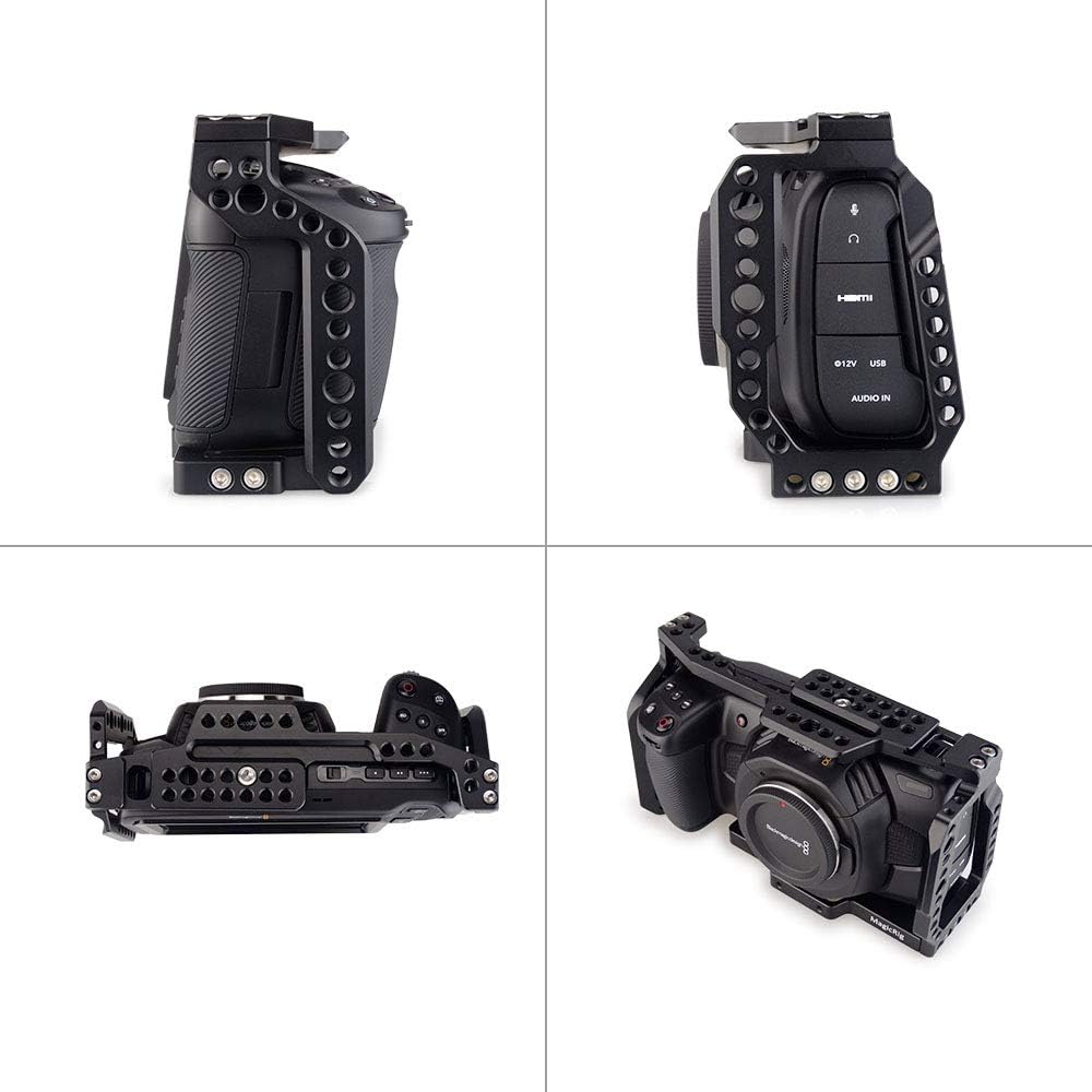 Camera Cage with NATO Handle for Blackmagic Design Pocket Cinema Camera 4K /6K E530799